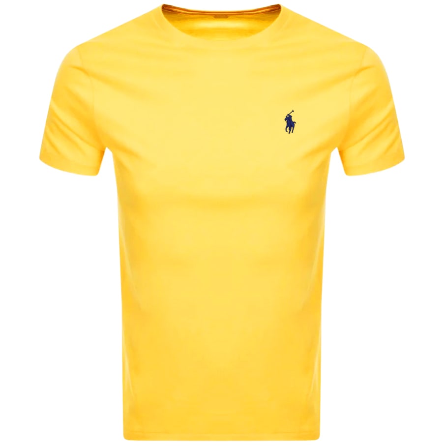 Alternative Image for ProductRalph Lauren Crew Neck Slim Fit T Shirt Yellow1